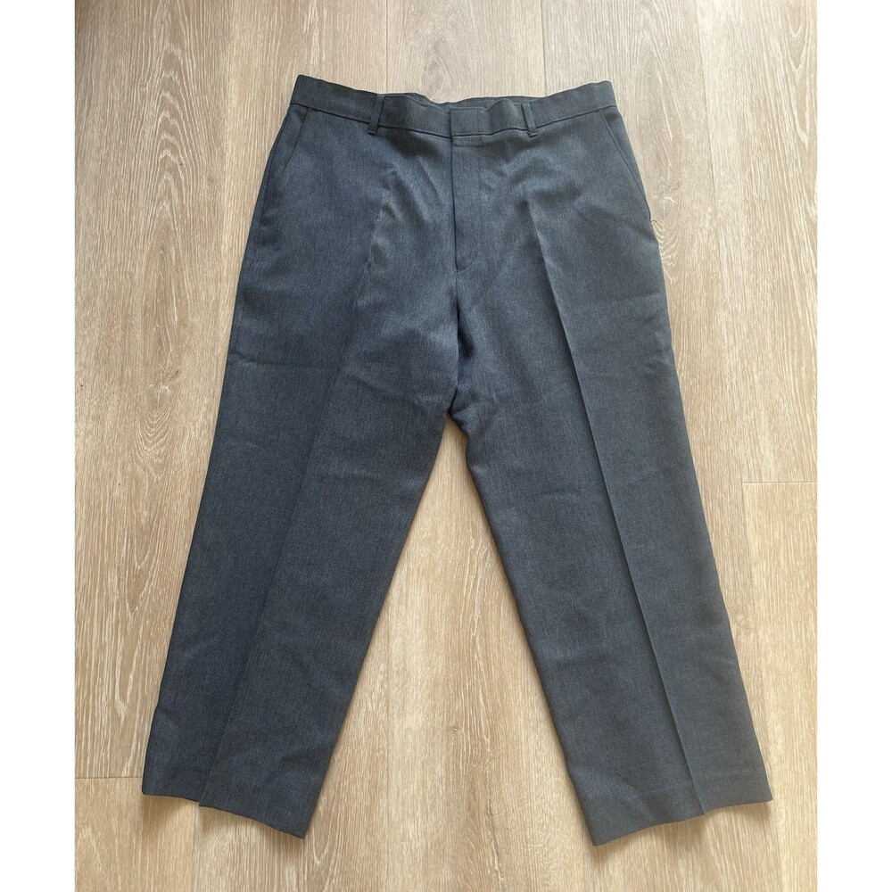 Vintage Levi’s Action Pants Made in USA Mens 36x29 Gray Dress Slacks Classic Fit